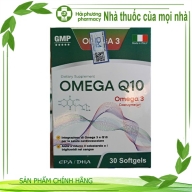 Omega Q10 Omega 3 coenzym EPA/DHA Italy hộp*30 viên