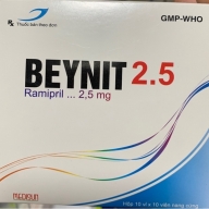 BEYNIT 2.5MG (ramipril 2.5 mg) medisun hộp*10 vỉ*10 viên