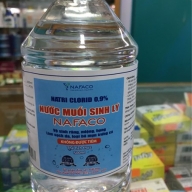 Nước muối sinh lý Natri Clorid 0.9% Nafaco 500ml