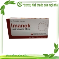 Imanok ( isotretinoin 10 mg ) hộp*2 vỉ*15 viên