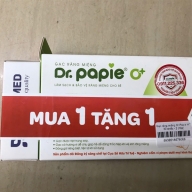 Combo Gạc răng miệng Dr.Papie H * 30 chiếc tặng Muối sinh lý Physiodose hộp*5ml