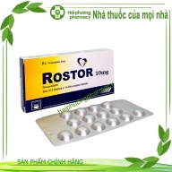 Rostor 10mg ( Rosuvastatin ) hộp* 2 vỉ*14 viên