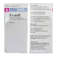 Evasif (Tenofovir disoproxil 245mg) Lọ * 30 viên - Thuốc Điều Trị Viêm Gan B