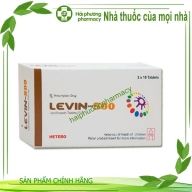 Levin-500 ( levofoxacin 500 ) hộp*3 vỉ*10 viên