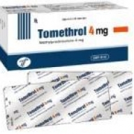 Tomethrol (Methyprednisolone 4mg ) Hộp 30 viên