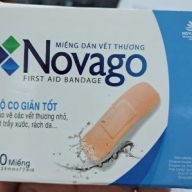 Miếng dán vết thương Novago 38mm *72 mm hộp*30 miếng