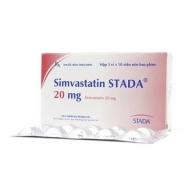 Simvastatin 20mg stada H*3 vỉ *10 viên