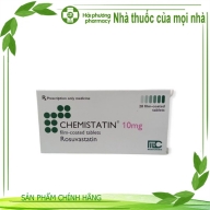 Chemistatin 10 mg ( rosuvastatin ) hộp*28 viên
