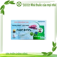 Nước uống bổ mát gan thảo dược Thanh nhiệt- Giải rượu hộp*10 lọ*30ml