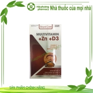 Multivitamin+Zn +D3 royal care lọ*60 viên