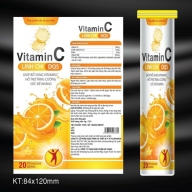 Sủi Vitamin c linh chi DQS tuýp*20 viên