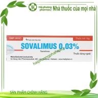 Sovalimus 0,03% (Tacrolimus) Tub 10gr