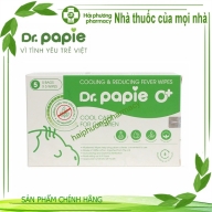 Khăn lau hạ sốt Dr.papie 0+