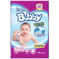 Tã giấy Bobby siêu mỏng S30 -1607 (bich)