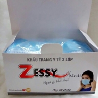 HỘP KHẨU TRANG Y TẾ 3 LỚP ZESSY ( HỘP 50 CHIẾC )