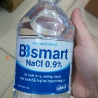 Nước muối SM Bsmart nacl 0.9% Chai 500ml