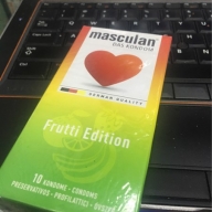 Bao cao su Masculan Fruity Edition hộp 10 chiếc