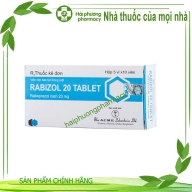 Rabizol 20 (rabeprazol 20 mg) hộp*5 vỉ*10 viên