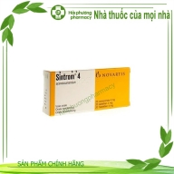 Sintrom (acenocoumarol 4 mg) hộp*20 viên