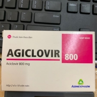 AGICLOVIR ( Aciclovir 800mg) Hộp 20 viên