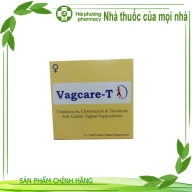 Viên đặt phụ khoa Vagcare-T ( Clindamycin, Clotrimazole & tinidazole soft gelatin vaginal ) hộp*1 vỉ*7 viên