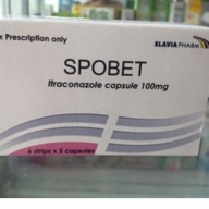 Spobet (itraconazole 100mg) Hộp 30 viên