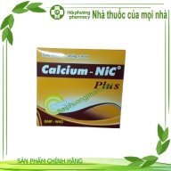 Calcium -Nic Plus hộp*20 ống*10ml