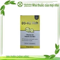 D3-d2 kids bổ sung vitamin d3, k2 mk7 cho bé lọ*20 ml