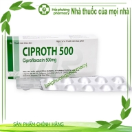 Ciproth ( ciproxacin 500 ) hinew h* 20 viên
