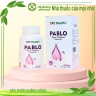 Hỗ trợ cải thiện rụng tóc PABLO ( Biotin, vitamin b5 )lọ*60 viên