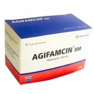 Agifamcin 300 ( rifampicin) Hộp 10 vỉ x 10 viên