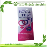 Royal test Bộ que thử thai hộp * 1 bộ ( 1 que thử, 1 cốc đựng nước)