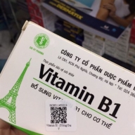Vitamin B1 250mg Đại Y Hộp 100 viên