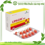 Lipagim 300 ( Fenofibrat 300mg) hộp*30 viên