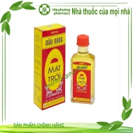 Dầu xoa dầu nóng Mặt trời lọ *60ml