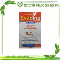 Evadine PH balance acid hyaluronic cân bằng PH tự nhiên hỗ trợ điều trị viêm nhiêm xphuj khoa hộp*6 tuýp*7ml