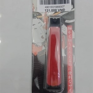 Bấm móng tay thân nhựa KAI (màu đỏ, cỡ trung)