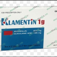 Klamentin 1g Hộp*2vi*7viên