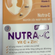 Nutra-C Vit C+Zin C hộp*3 vỉ*10 viên