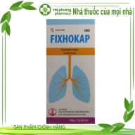 Siro ho FIXHOKAP ( Terbutalin sulfat 1.5 mg , guaifenesin 66.5 mg ) lọ*60ml