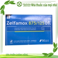 Zelfamox 875/125 DT ( Amoxicilin, sulbactam ) TW1 hộp*14 viên