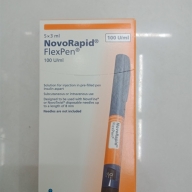Insulin Novorapid Flexpen 100UI/ml H * 5 bút * 3ml