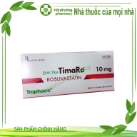 DW-TRA TimaRo ( Rosuvastatin 10 mg ) Traphaco hộp*3 vỉ*10 viên