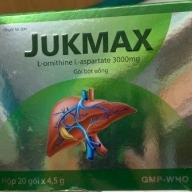 Jukmax (L-ornithine-L-Aspartate 3000mg) Hộp 20 gói x 4,5g - Nam Hà