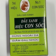 Dầu gió xanh hiệu con sóc lọ*7ml