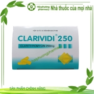 CLARIVIDI 250 (clarithromycin 250) hộp*100 viên