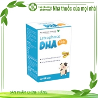 Bổ sung DHA cho bé Letcopharco DHA Kids (dùng được cho trẻ từ 1 tuổi ) lọ*60 viên