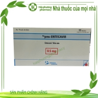 Pms - Entecavir 0.5 mg hộp*3 vỉ*10 viên