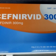Cefnirvir capsules 300mg(cefdinir) - Hộp 2 vỉ x 10 viên