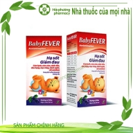 BabyFEVER (Acetaminophen) giảm đau, hạ sốt hương nho lọ*30ml